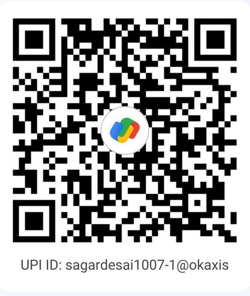 ICS fee payment QR code for sagardesai1007-1@okaxis